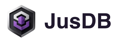 JusDB horizontal · light backgrounds
