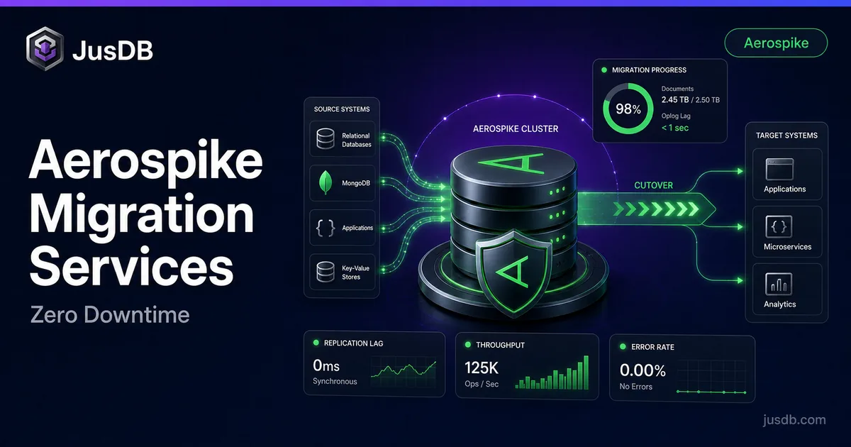 Aerospike Migration Services | Zero Downtime | JusDB