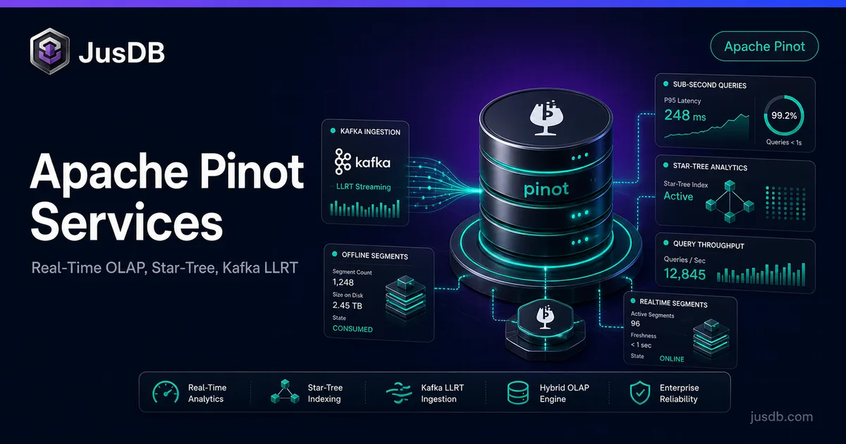 Apache Pinot Services — Real-Time OLAP & StarTree | JusDB