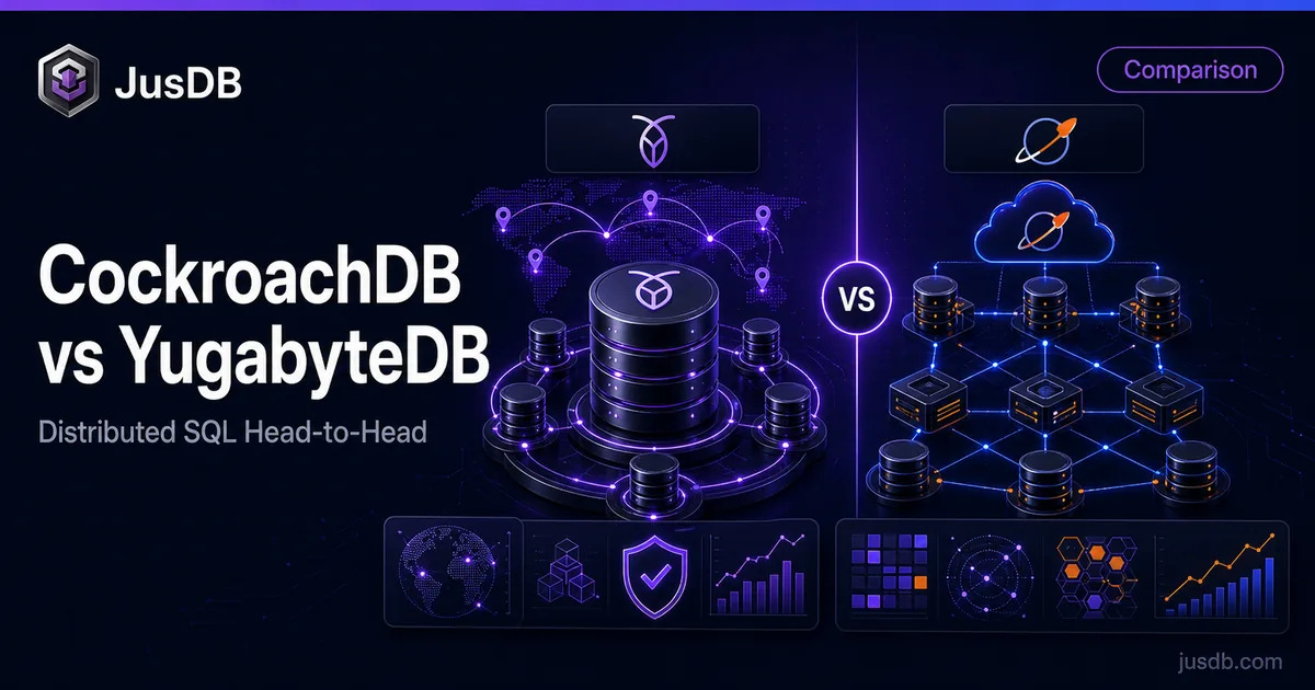 CockroachDB vs YugabyteDB - Head-to-Head (2026) | JusDB