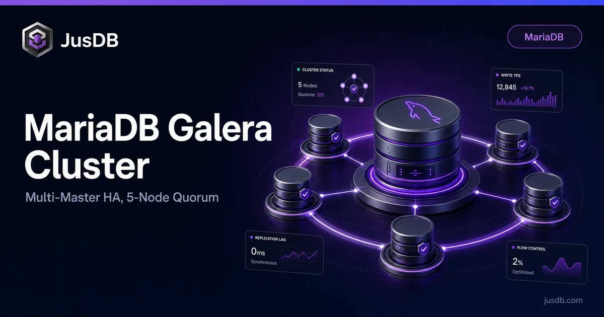 MariaDB Galera Cluster — Multi-Master HA | JusDB