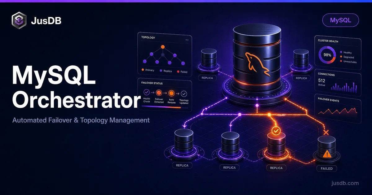 MySQL Orchestrator — Replication & Failover | JusDB