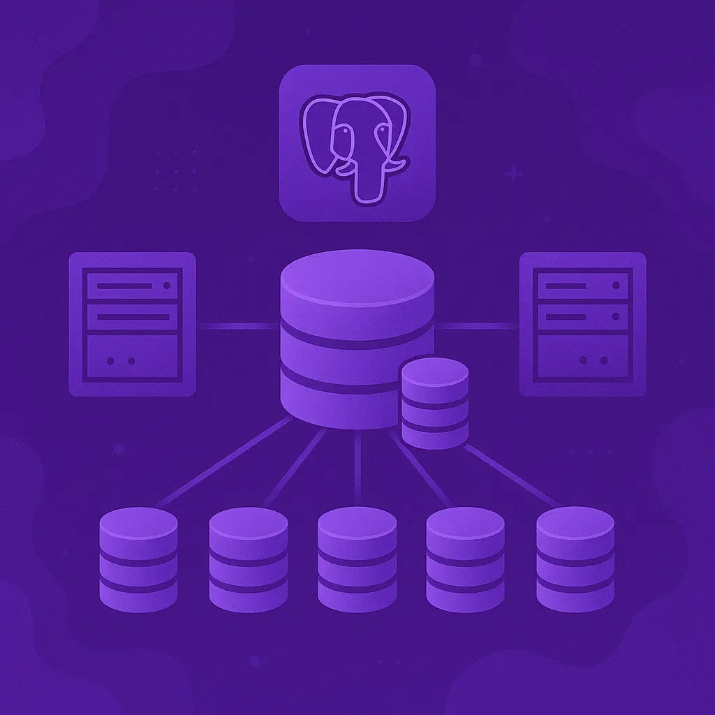 PostgreSQL Enterprise Infrastructure Diagram showing replication and high availability architecture